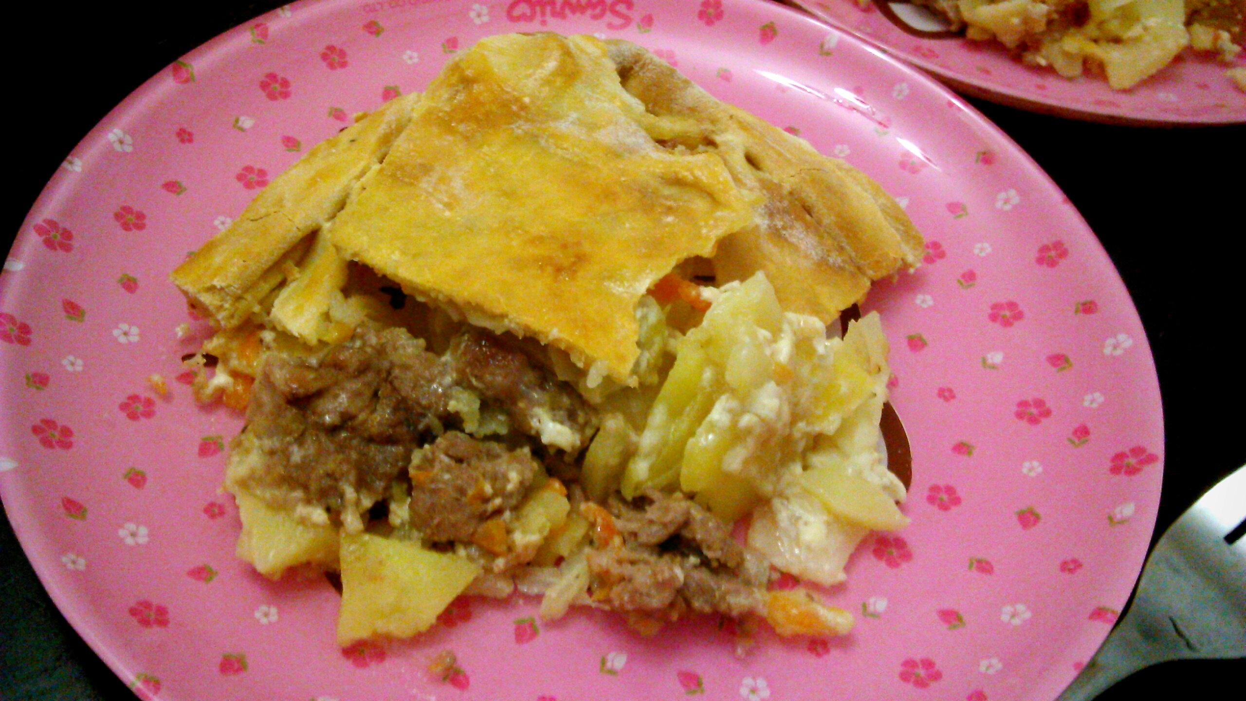 Бялеш с картофелем и капустой (по-современному)