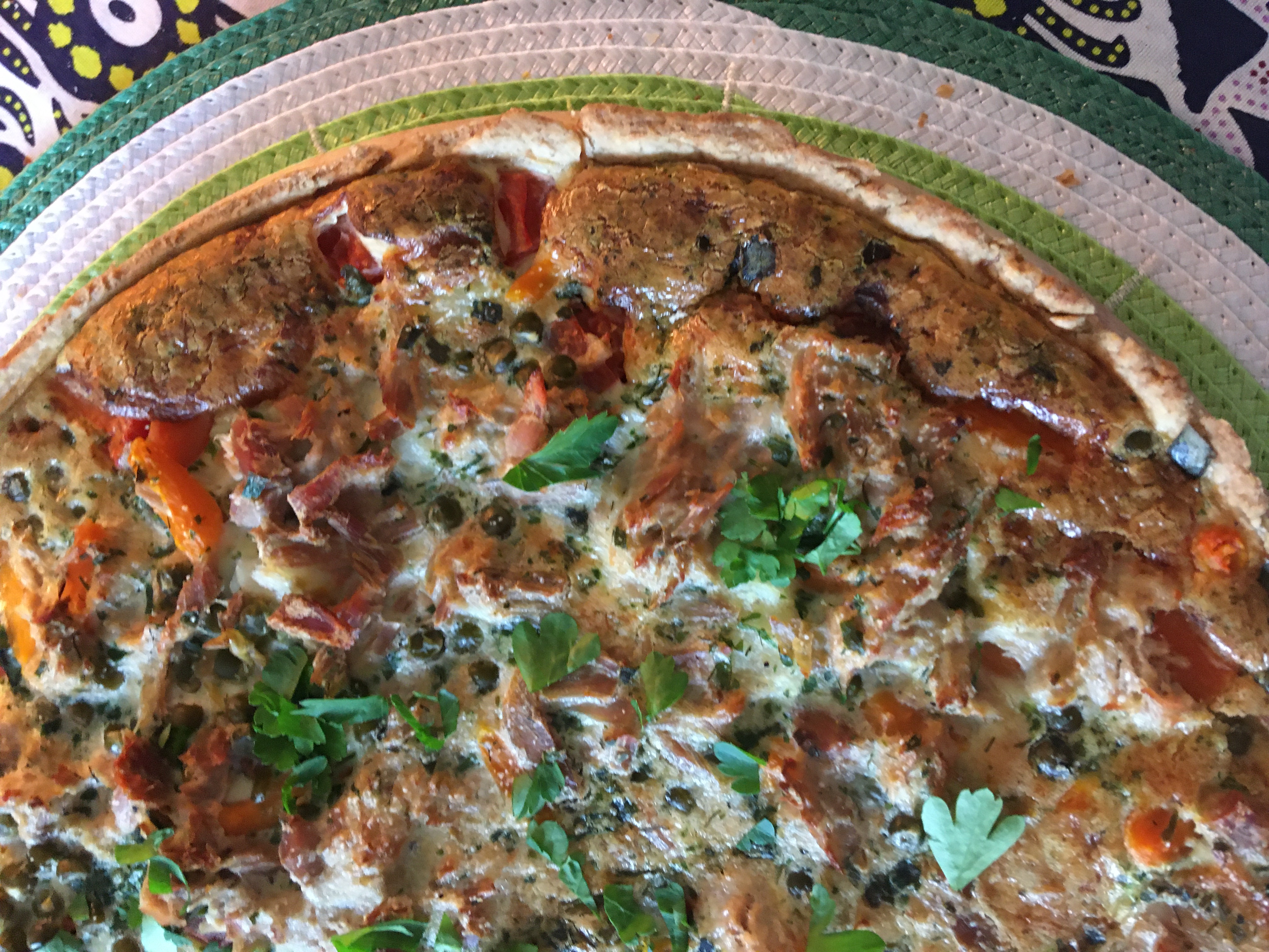 Киш с рыбой