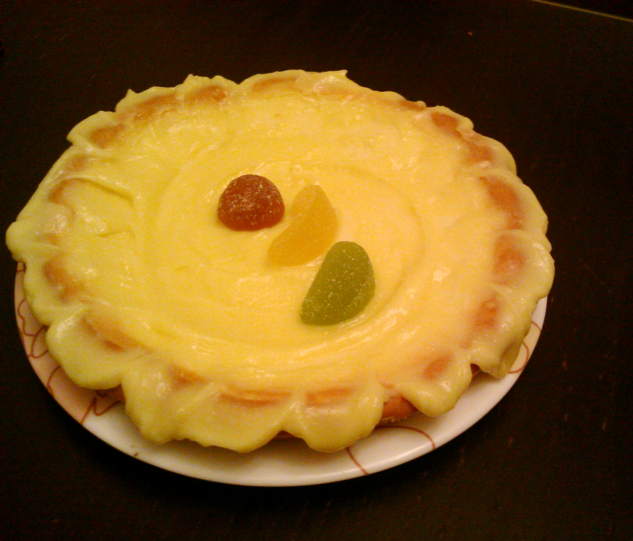 Творожный чизкейк с лимонным курдом